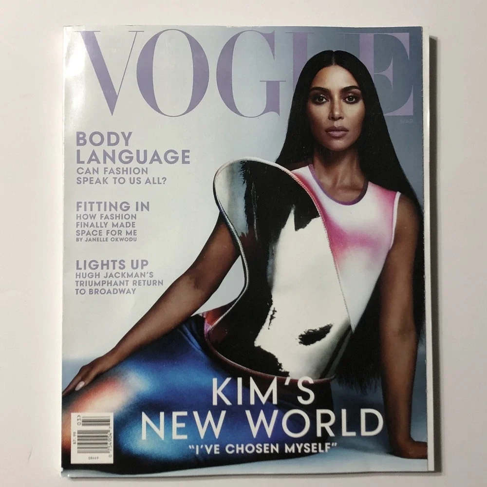 Vogue Magazine March 2022 Kim Kardashian Fast Shipping